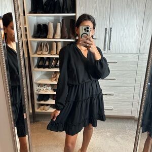 Elegant Black Women's Dress